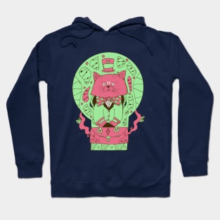 Pink and Mint 7 Cats and The Aristocat Hoodie